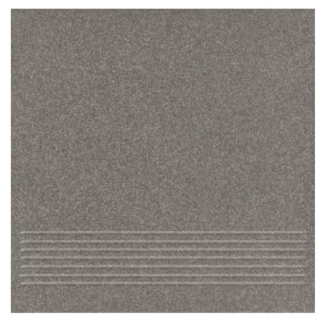 Cersanit N 500 dark graphite mat stopnica 30x30 cm