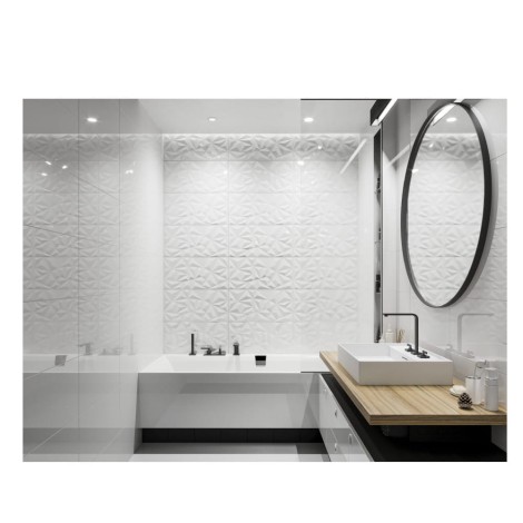 Ceramstic OPP! white frosty dekor płytka ścienna 30x60 cm