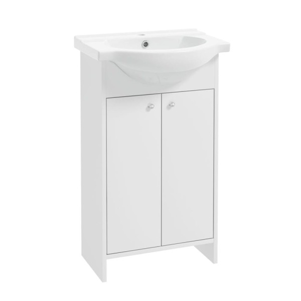 Defra Diana D50 zestaw szafka z umywalką Torrent biały 50cm