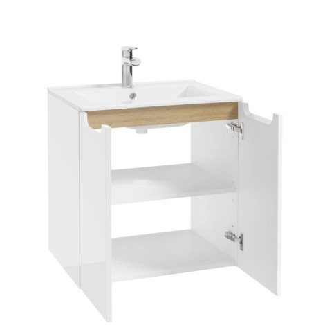 Deftrans Stilla d60 szafka podumywalkowa biała z dzwiami  60cm