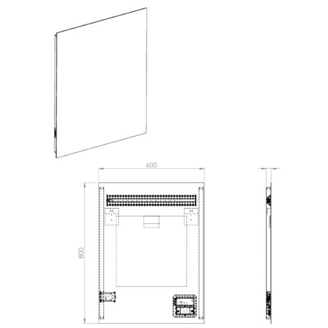 Elita lustro led Lina 60/80 