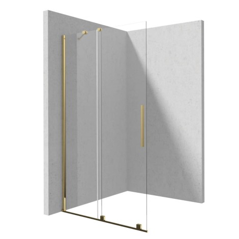 Deante Prizma Deante Prizma ścianka prysznicowa walk-in przesuwna złota 80 cm