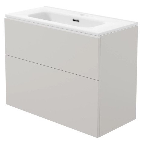 Deante Prizma szafka umywalkowa z umywalką kaszmir 80 cm