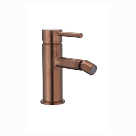 KFA Moza bateria bidetowa stojąca rose gold + korek click clack.