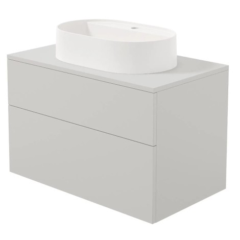 Deante Prizma szafka umywalkowa z umywalką granitową kaszmir  80 cm