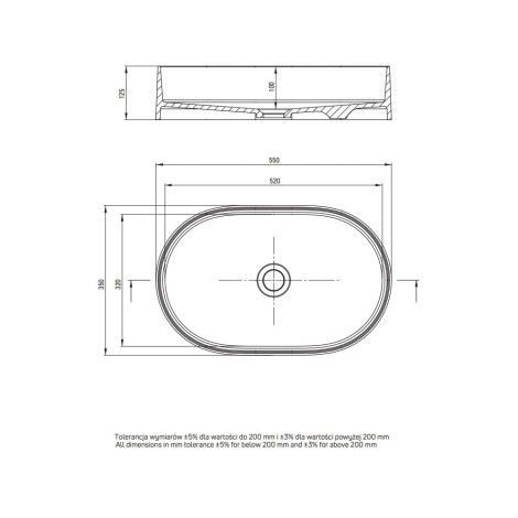 Deante Prizma szafka umywalkowa z umywalką granitowa biały połysk  80 cm