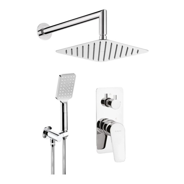 Deante  Jasmin zestaw prysznicowy podtynkowy chrom