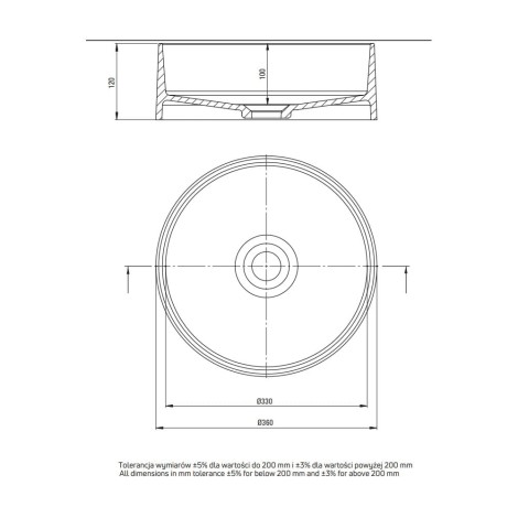 Deante Prizma szafka umywalkowa z umywalką granitowa biały połysk  60 cm