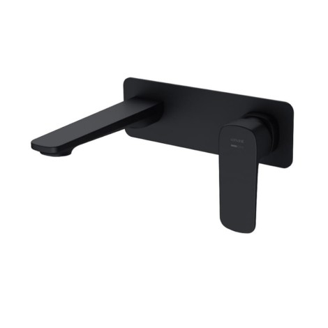 Cersanit Larga bateria umywalkowa podtynkowa czarna