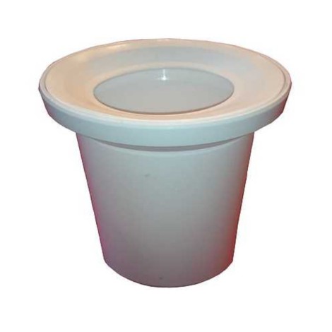 M.Karlak traper prosty WC, łącznik rurowy biały L250mm FI-110