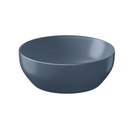 Cersanit Larga umywalka nablatowa okrągła niebieski mat 40 x 40 cm