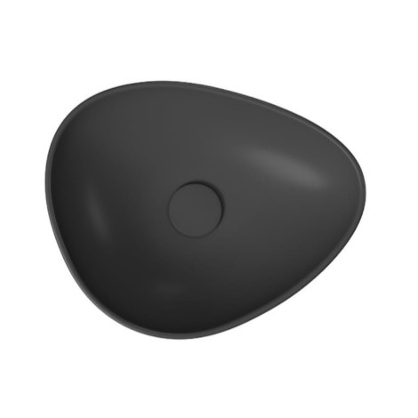 Cersanit Moduo umywalka nablatowa nieregularna antracyt mat 45 cm