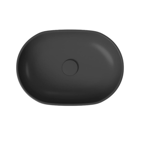 Cersanit Moduo umywalka nablatowa owalna antracyt mat 50 cm