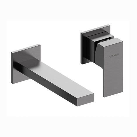 Valvex Ars bateria umywalkowa podtynkowa gun metal.