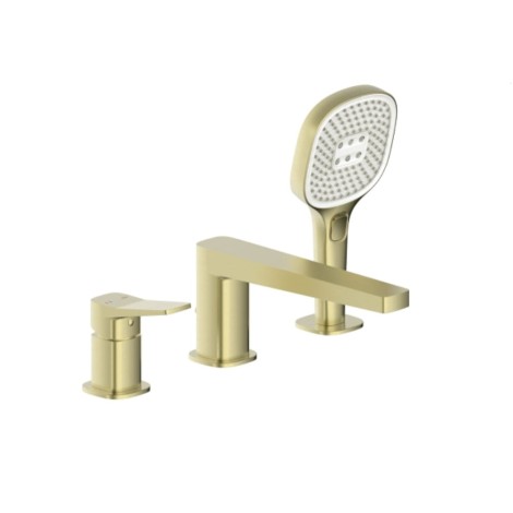 Kfa Malaga bateria wannowa 3-otworowa light gold