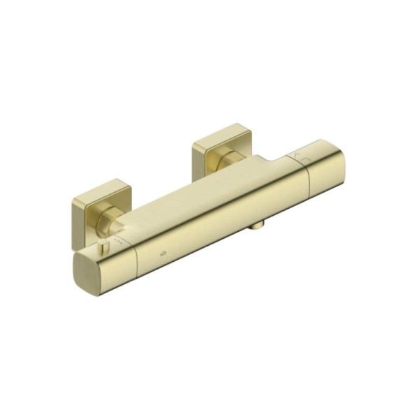 Kfa Malaga bateria natryskowa termostatyczna  light gold