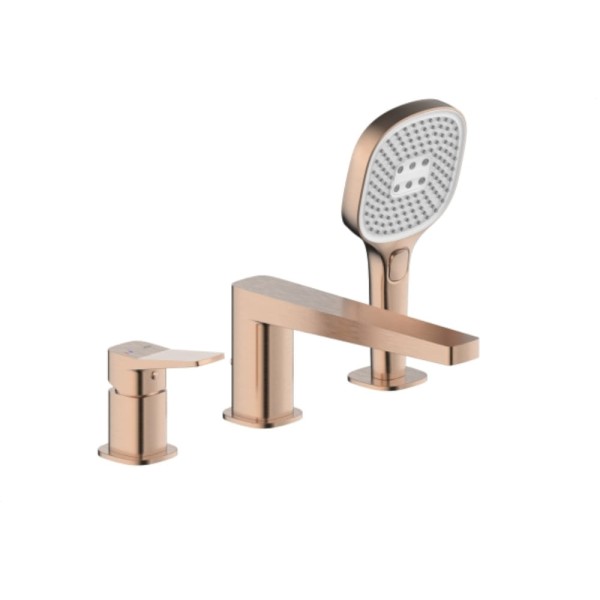 Kfa Malaga bateria wannowa 3-otworowa rose gold