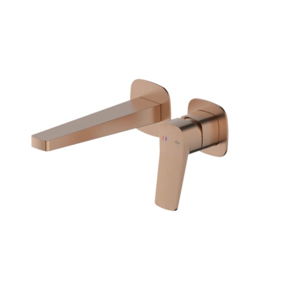 Kfa Malaga batera umywalkowa podtynkowa ścienna rose gold