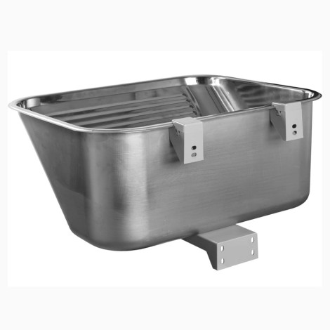 Kuchinox Eko zlewozmywak gospodarczy gładki inox 43x53,5x22,5 cm