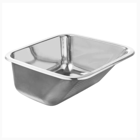 Kuchinox Chios zlewozmywak gospodarczy stalowy gładki 45x45x20 cm