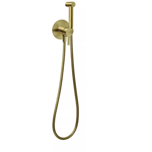 Ferro Ciriculus bateria bidetowa podtynkowa złoto szczotkowane