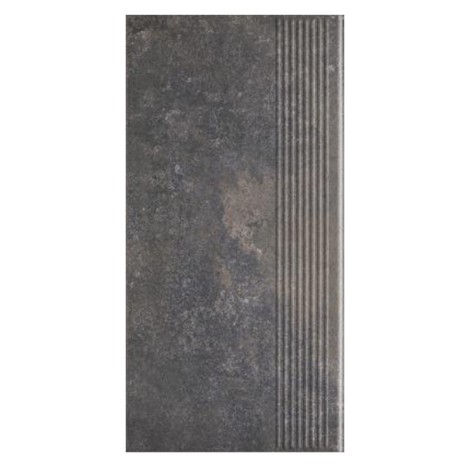 Paradyż Viano antracite klinkier stopnica prosta 30x60cm