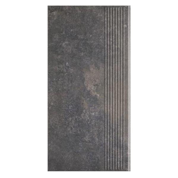 Paradyż Viano antracite klinkier stopnica prosta 30x60cm
