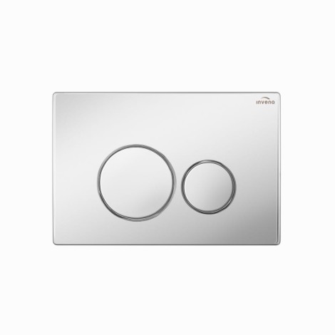 Invena przycisk spłukujący okrągły do stelaża podtynkowego chrom