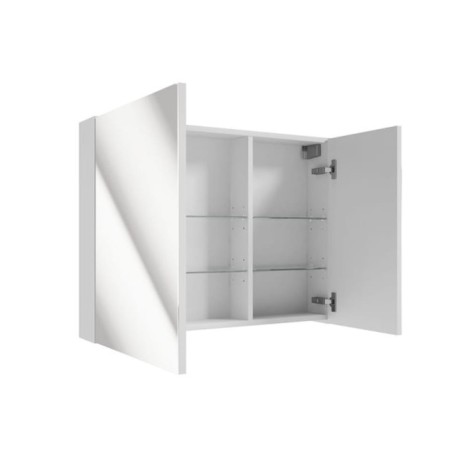 Defra Salsa E80 szafka lustrzana biały połysk 80x60x15cm