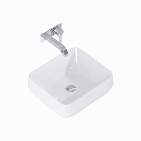 Elita Etino umywalka nablatowa 45x40 cm biała.