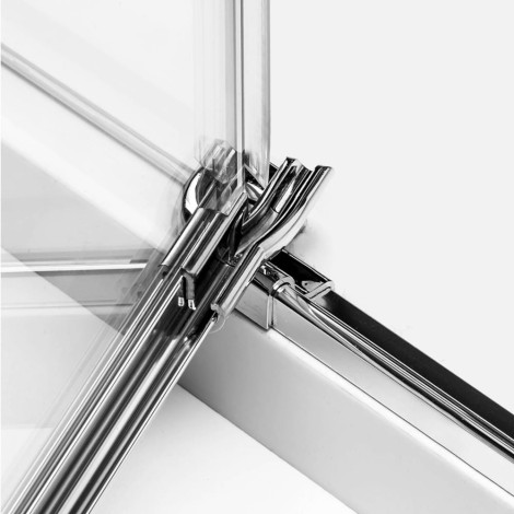 New Trendy Avexa drzwi wnękowe 900x2000 mm chrom