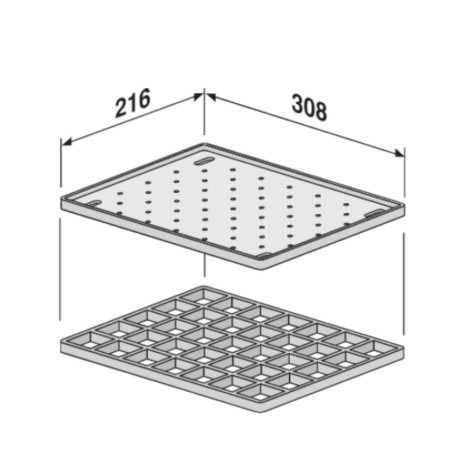 Roca Sanit ruszt i ociekacz do zlewozmywaka multiset
