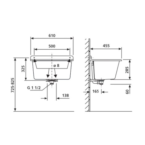 Roca Sanit komora pralnicza-zlewozmywak gospodarczy granit