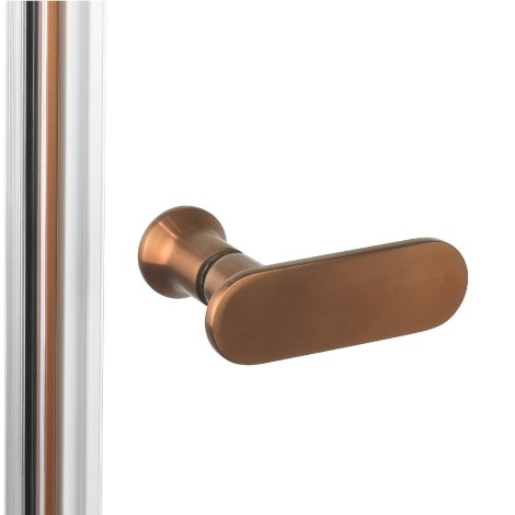 New trendy kabina prysznicowa Soleo COPPER BRUSHED 2D kwadratowa 90*90*195