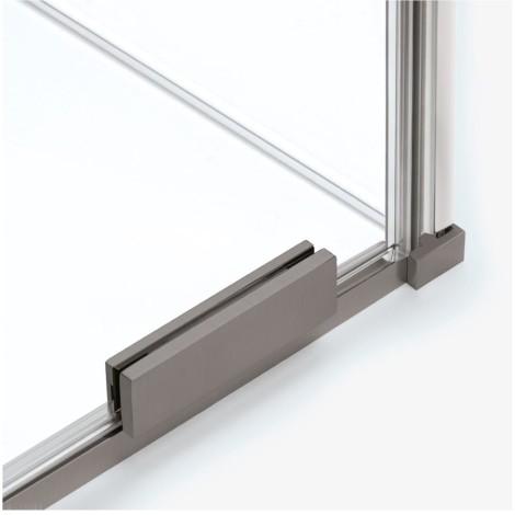 New trendy kabina prysznicowa SMART GUNMETAL BRUSHED 1D prostokątna 120*90*200