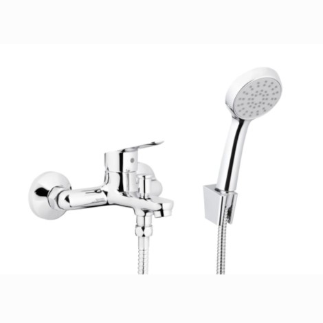 Kfa Sparc bateria wannowa z natryskiem punktowym chrom.