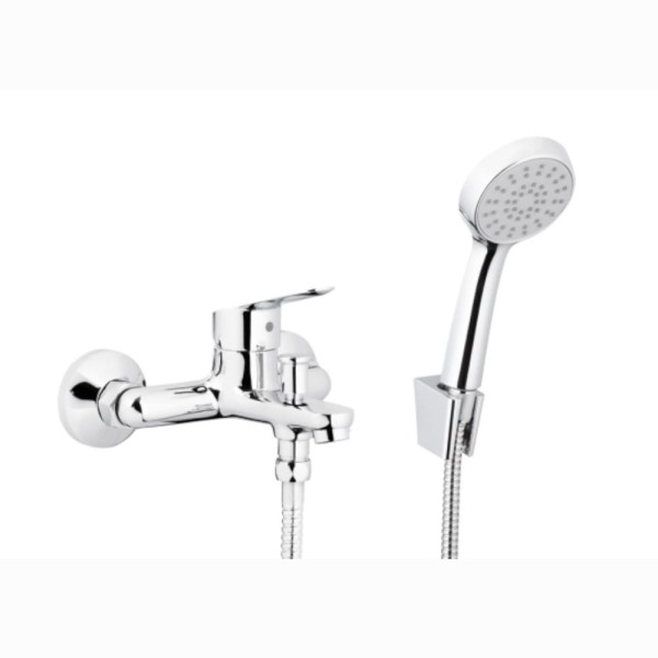 Kfa Sparc bateria wannowa z natryskiem punktowym chrom.