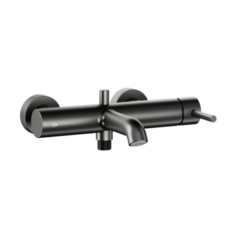 Kfa Moza bateria wannowa pozioma gun metal/szary
