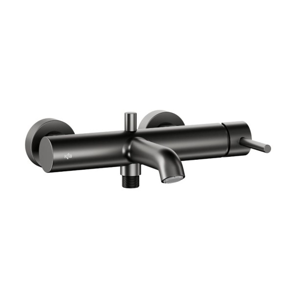 Kfa Moza bateria wannowa pozioma gun metal/szary
