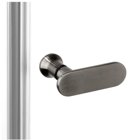 New trendy kabina walk-in New Solo 90x195 gunmetal brushed