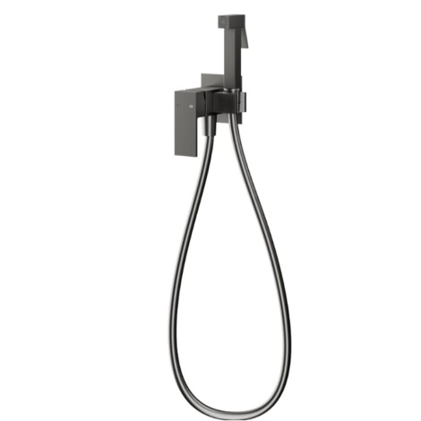 Kfa Logon bateria bidetowa podtynkowa gun metal