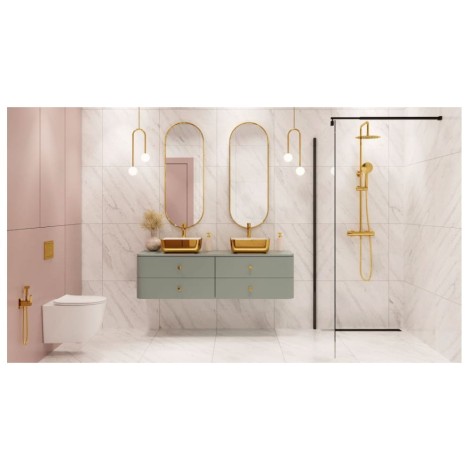 Invena Tinos miska WC bezkołnierzowa biała z deską wolnoopadającą