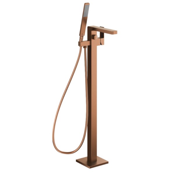 Kfa Logon bateria wannowa wolnostojąca rose gold