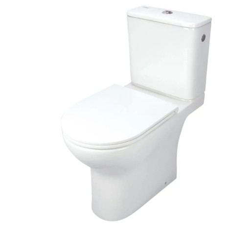 Deante Jasmin kompakt bezkołnierzowy wirowy z deska biały