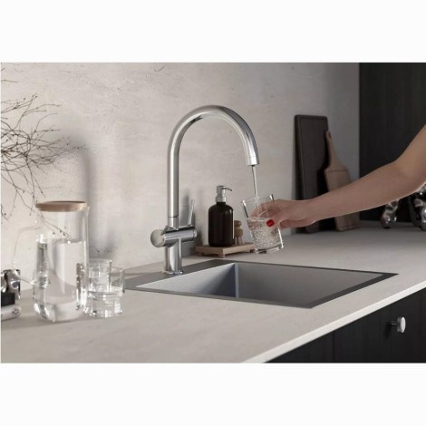 Ferro Filtrata bateria zlewozmywakowa z podłączeniem do filtra wody chrom.