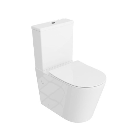 Lavita Anton 2.0 kompakt WC bezkołnierzowy z deską wolnoopadającą