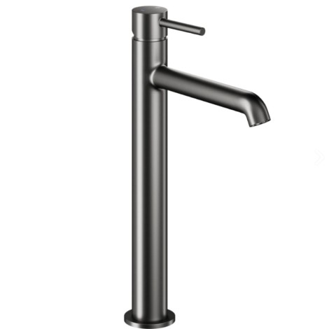 KFA Moza mini bateria umywalkowa nablatowa  stojąca gun metal
