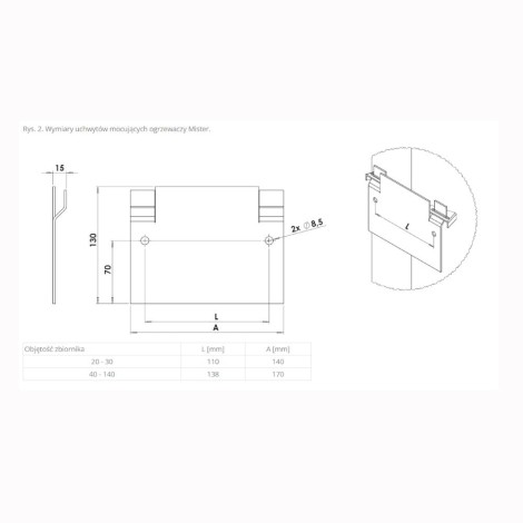 Elektromet Mister 60 L pojemnościowy ciśniewniowy ogrzewacz wody pionowy 