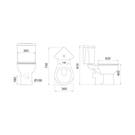 Lavita Bartolini kompakt stojący narożny z deską woolnoopadającą