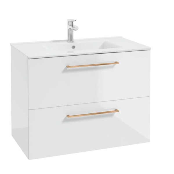 Defra Metro System D80  szafka podumywalkowa biały 80 cm.